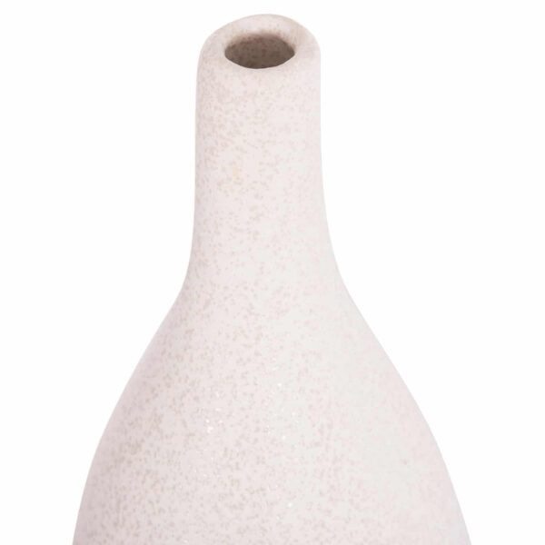 ΕΠΙΤΡΑΠΕΖΙΟ ΚΕΡΑΜΙΚΟ ΔΙΑΚΟΣΜΗΤΙΚΟ GALAD HM4635.01 ΥΠΟΛΕΥΚΟ ΚΡΥΣΤΑΛΛΙΚΟ Φ14x33,5Υεκ - Image 5