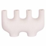 ΕΠΙΤΡΑΠΕΖΙΟ ΚΕΡΑΜΙΚΟ ΔΙΑΚΟΣΜΗΤΙΚΟ MANI HM4641.01 ΥΠΟΛΕΥΚΟ ΚΡΥΣΤΑΛΛΙΚΟ 21x6x13Υεκ - Image 3