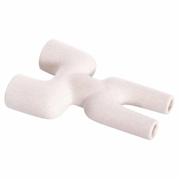 ΕΠΙΤΡΑΠΕΖΙΟ ΚΕΡΑΜΙΚΟ ΔΙΑΚΟΣΜΗΤΙΚΟ MANI HM4642.01 ΥΠΟΛΕΥΚΟ ΚΡΥΣΤΑΛΛΙΚΟ 15,5x6x23,5Υεκ - Image 5