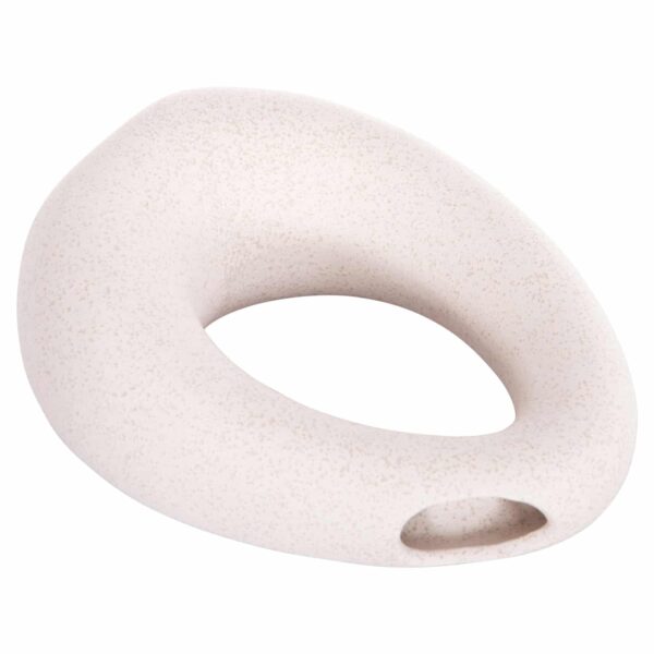 ΕΠΙΤΡΑΠΕΖΙΟ ΚΕΡΑΜΙΚΟ ΔΙΑΚΟΣΜΗΤΙΚΟ ELLIPTO HM4644.01 ΥΠΟΛΕΥΚΟ ΚΡΥΣΤΑΛΛΙΚΟ 16,5x9x20Υεκ - Image 6