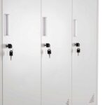 ΦΟΡΙΑΜΟΣ ΜΕΤΑΛΛΙΚΟΣ BRAILA HM5546.11 6 ΝΤΟΥΛΑΠΑΚΙΑ ΜΕ ΚΛΕΙΔΑΡΙΕΣ-ΓΚΡΙ 90x45x185Υεκ. - Image 5