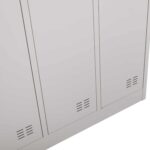 ΦΟΡΙΑΜΟΣ ΜΕΤΑΛΛΙΚΟΣ ALTONA ΜΕ 3 ΝΤΟΥΛΑΠΙΑ & ΚΛΕΙΔΑΡΙΑ HM5634 90Χ45Χ185Υ εκ. - Image 6