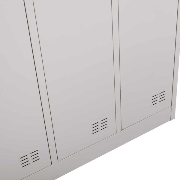 ΦΟΡΙΑΜΟΣ ΜΕΤΑΛΛΙΚΟΣ ALTONA ΜΕ 3 ΝΤΟΥΛΑΠΙΑ & ΚΛΕΙΔΑΡΙΑ HM5634 90Χ45Χ185Υ εκ. - Image 6