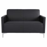 ΚΑΝΑΠΕΣ 2ΘΕΣΙΟΣ NELLIE HM3159.21 ΜΕ ΜΑΥΡΟ PU 113x71x71Υ εκ. - Image 3