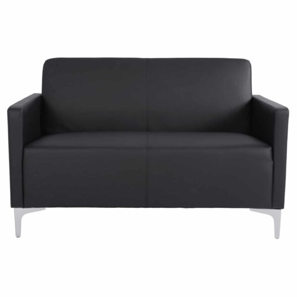 ΚΑΝΑΠΕΣ 2ΘΕΣΙΟΣ NELLIE HM3159.21 ΜΕ ΜΑΥΡΟ PU 113x71x71Υ εκ. - Image 3