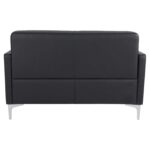 ΚΑΝΑΠΕΣ 2ΘΕΣΙΟΣ NELLIE HM3159.21 ΜΕ ΜΑΥΡΟ PU 113x71x71Υ εκ. - Image 4