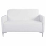 ΚΑΝΑΠΕΣ 2ΘΕΣΙΟΣ NELLIE HM3159.22 ΜΕ ΛΕΥΚΟ PU 113x71x71Υ εκ. - Image 3