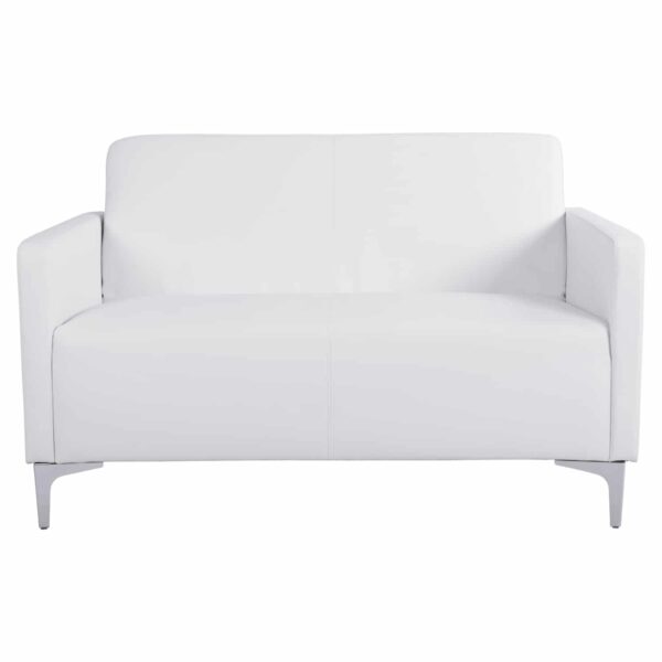ΚΑΝΑΠΕΣ 2ΘΕΣΙΟΣ NELLIE HM3159.22 ΜΕ ΛΕΥΚΟ PU 113x71x71Υ εκ. - Image 3