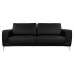 ΚΑΝΑΠΕΣ 3ΘΕΣΙΟΣ KENZIE HM3121.31 ΜΕ ΜΑΥΡΟ PU 190x81x81 εκ. - Image 3
