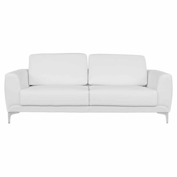 kanapes-3thesios-fb9312132-me-leyko-pu-1-2 ΚΑΝΑΠΕΣ 3ΘΕΣΙΟΣ KENZIE HM3121.32 ΜΕ ΛΕΥΚΟ PU 190x81x81 εκ. - Image 3