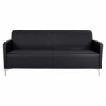 ΚΑΝΑΠΕΣ 3ΘΕΣΙΟΣ NELLIE HM3159.31 ΜΕ ΜΑΥΡΟ PU 163x71x71Υ εκ. - Image 3