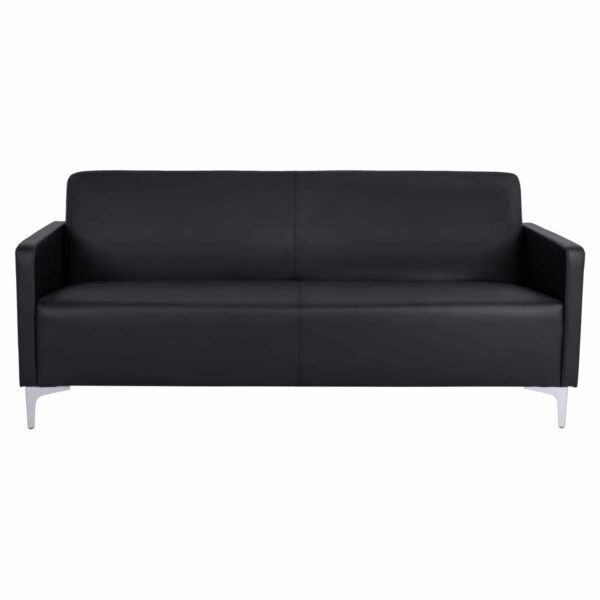 ΚΑΝΑΠΕΣ 3ΘΕΣΙΟΣ NELLIE HM3159.31 ΜΕ ΜΑΥΡΟ PU 163x71x71Υ εκ. - Image 3