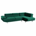 ΚΑΝΑΠΕΣ ΓΩΝΙΑ FAITH ΒΕΛΟΥΔΟ ΚΥΠΑΡΙΣΣΙ HM3156.03 254x79-160x70-84 εκ. - Image 5