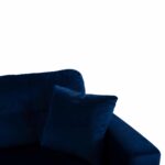 ΚΑΝΑΠΕΣ ΓΩΝΙΑ ΚΡΕΒΑΤΙ WAYNE 224x147x85Υεκ. HM3028.18 ΒΕΛΟΥΔΟ ΜΠΛΕ - Image 6