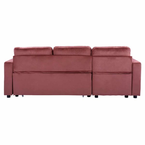 ΚΑΝΑΠΕΣ ΓΩΝΙΑ ΚΡΕΒΑΤΙ WAYNE 224x147x85Υεκ. HM3028.12 ΒΕΛΟΥΔΟ ΣΑΠΙΟ ΜΗΛΟ - Image 5