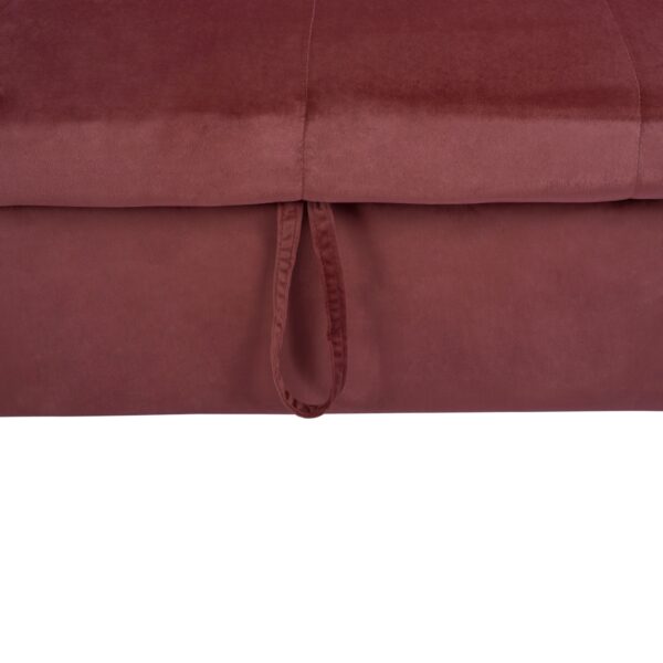 ΚΑΝΑΠΕΣ ΓΩΝΙΑ ΚΡΕΒΑΤΙ WAYNE 224x147x85Υεκ. HM3028.12 ΒΕΛΟΥΔΟ ΣΑΠΙΟ ΜΗΛΟ - Image 6