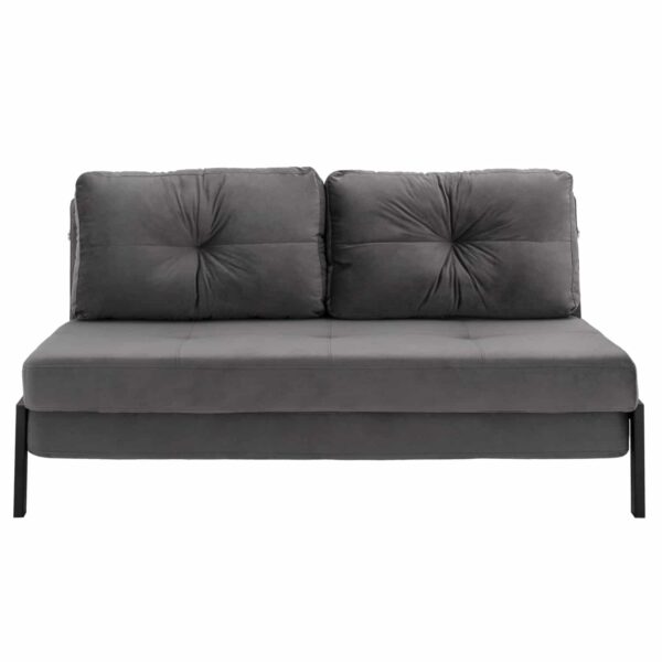 kanapes-krebati-beloydo-gkri-2-thesios-f-3 ΚΑΝΑΠΕΣ ΚΡΕΒΑΤΙ ΒΕΛΟΥΔΟ ΓΚΡΙ 2½ ΘΕΣΙΟΣ HM3079.11 151x92x66Υ εκ. - Image 4