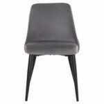 ΚΑΡΕΚΛΑ SERENITY HM8527.11 ΒΕΛΟΥΔΟ ΓΚΡΙ ΜΕ ΜΑΥΡΑ ΜΕΤΑΛΛΙΚΑ ΠΟΔΙΑ 51x54x83,5Υεκ. - Image 3