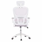 ΚΑΡΕΚΛΑ ΓΡΑΦΕΙΟΥ BASTON HM18236.03 ΓΚΡΙ MESH & ΛΕΥΚΟΣ PP ΣΚΕΛΕΤΟΣ 64x60x127Υεκ. - Image 6