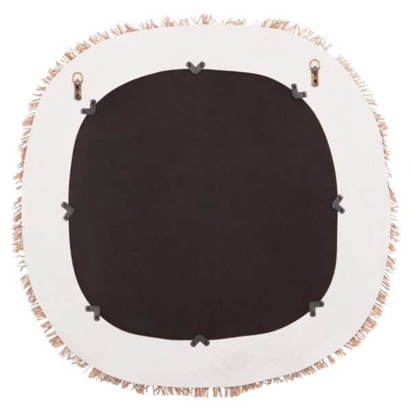 ΚΑΘΡΕΠΤΗΣ ΤΟΙΧΟΥ ΣΕΙΡΑ SANTORINI HM4527 MDF ΥΠΟΛΕΥΚΟ-ΔΙΑΚΟΣΜΗΣΗ ΣΕ ΜΠΕΖ 78x1,8x78Υεκ. - Image 6