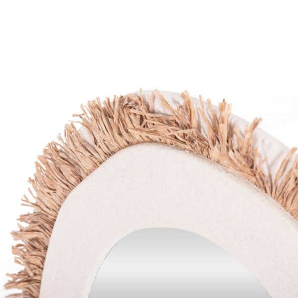 ΚΑΘΡΕΠΤΗΣ ΤΟΙΧΟΥ ΣΕΙΡΑ SANTORINI HM4528 MDF ΥΠΟΛΕΥΚΟ-ΔΙΑΚΟΣΜΗΣΗ ΣΕ ΜΠΕΖ 60x2x80Υεκ. - Image 4