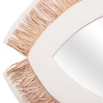 ΚΑΘΡΕΠΤΗΣ ΤΟΙΧΟΥ ΣΕΙΡΑ SANTORINI HM4529 MDF ΥΠΟΛΕΥΚΟ-ΔΙΑΚΟΣΜΗΣΗ ΣΕ ΜΠΕΖ 81x1,8x54Υεκ. - Image 4