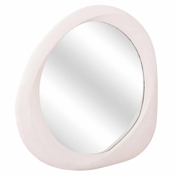 ΚΑΘΡΕΠΤΗΣ ΤΟΙΧΟΥ ΟΒΑΛ ΣΕΙΡΑ SANTORINI HM4511 MDF ΣΕ ΥΠΟΛΕΥΚΟ 82x3,5x74Υεκ - Image 3