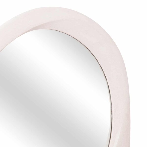 ΚΑΘΡΕΠΤΗΣ ΤΟΙΧΟΥ ΟΒΑΛ ΣΕΙΡΑ SANTORINI HM4511 MDF ΣΕ ΥΠΟΛΕΥΚΟ 82x3,5x74Υεκ - Image 4