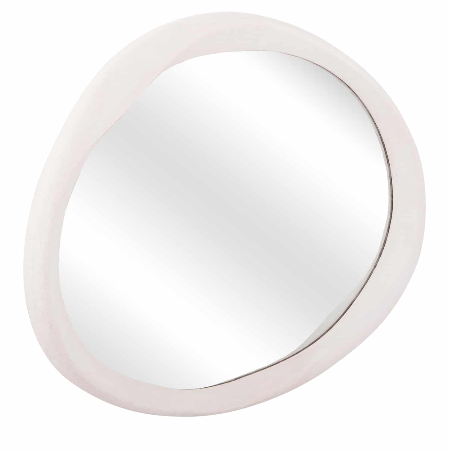 HM4513 ΚΑΘΡΕΠΤΗΣ ΤΟΙΧΟΥ ΟΒΑΛ ΣΕΙΡΑ SANTORINI HM4513 MDF ΣΕ ΥΠΟΛΕΥΚΟ 90x3,2x60Υεκ - Image 1