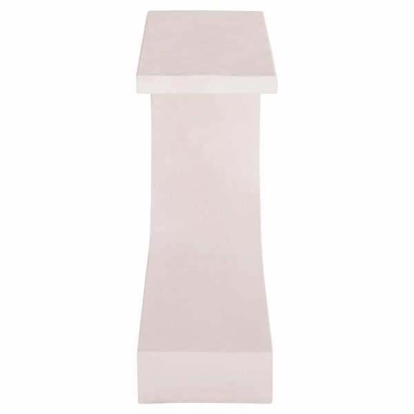 ΚΟΝΣΟΛΑ ΣΕΙΡΑ SANTORINI HM18049 MDF ΣΕ ΥΠΟΛΕΥΚΟ ΧΡΩΜΑ 110x30x70Υεκ. - Image 4