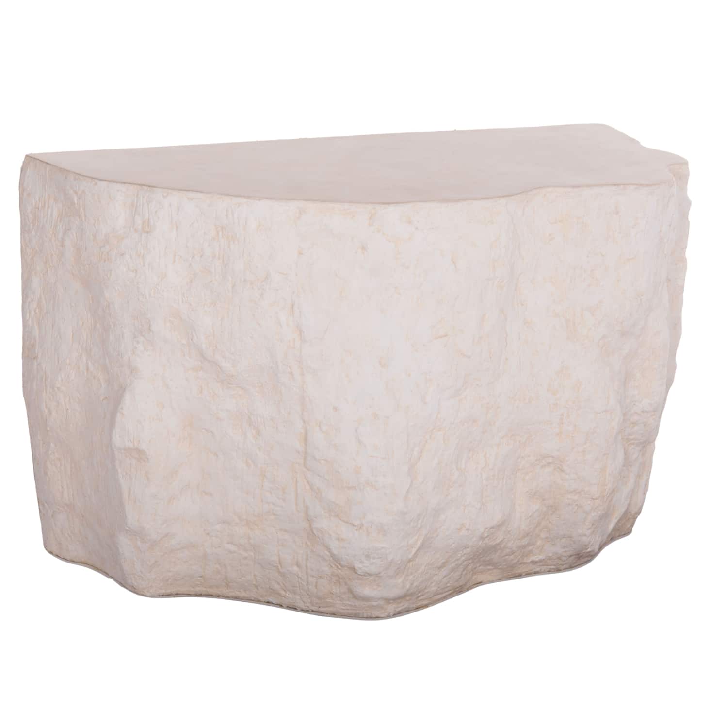 HM18152.02 ΚΟΝΣΟΛΑ ΒΡΑΧΟΣ INTERON HM18152.02 FIBER CEMENT ΣΕ ΛΕΥΚΟ--120x50x71Υεκ. - Image 1