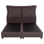 ΚΡEΒΑΤΙ ΔΙΠΛΟ NESTOR HM715.02 ΥΦΑΣΜΑ ΜΠΟΥΚΛΕ ΚΑΦΕ--ΓΙΑ ΣΤΡΩΜΑ 160x200εκ. - Image 3