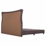 ΚΡEΒΑΤΙ ΔΙΠΛΟ NESTOR HM715.02 ΥΦΑΣΜΑ ΜΠΟΥΚΛΕ ΚΑΦΕ--ΓΙΑ ΣΤΡΩΜΑ 160x200εκ. - Image 5