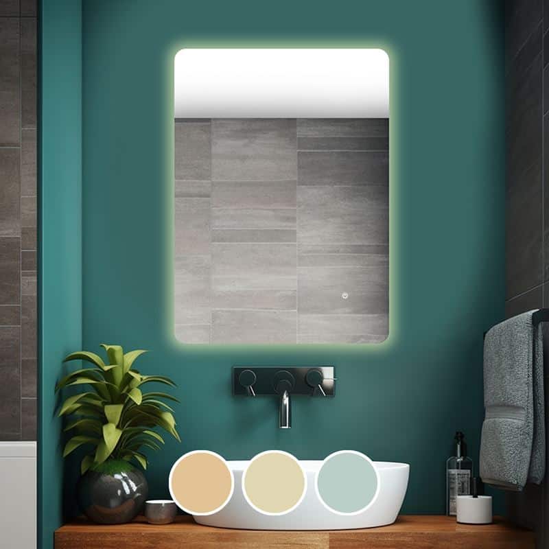 led-5-kathreptis-toichou-fotizomenos-afis-me-3-epiloges-enallagis-chromaton-enlarge LED-5 Καθρέπτης Τοίχου - Φωτιζόμενος - Αφής, με 3 επιλογές εναλλαγής χρωμάτων 60x80cm - Image 1