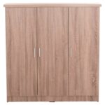 ΝΤΟΥΛΑΠΑ 3ΦΥΛΛΗ ΜΕ ΡΑΦΙΑ FUENTO HM2482.01 SONAMA OAK ΜΕΛΑΜΙΝΗ 120-116x40x123,5Υεκ. - Image 3