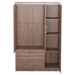 ΝΤΟΥΛΑΠΑ ΜΕ ΚΑΘΡΕΦΤΗ & ΣΥΡΤΑΡΙΑ JARRY HM2485.11 SONAMA OAK ΜΕΛΑΜΙΝΗ 119x48x183Υεκ - Image 4