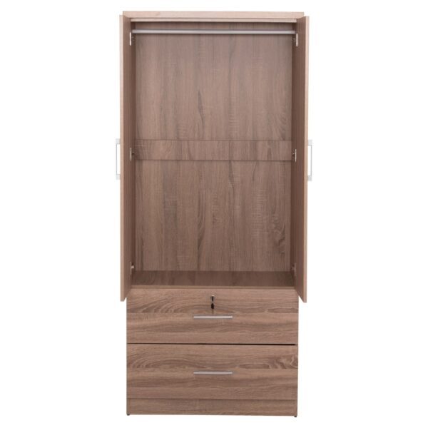 ΝΤΟΥΛΑΠΑ ΜΕ ΣΥΡΤΑΡΙΑ REINA HM2484.11 SONAMA OAK ΜΕΛΑΜΙΝΗ 80x48x183Υεκ. - Image 4
