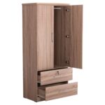 ΝΤΟΥΛΑΠΑ ΜΕ ΣΥΡΤΑΡΙΑ REINA HM2484.11 SONAMA OAK ΜΕΛΑΜΙΝΗ 80x48x183Υεκ. - Image 5