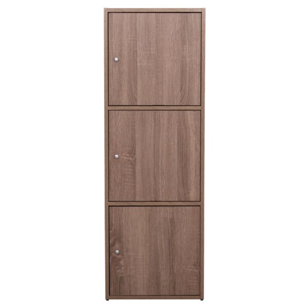 ΝΤΟΥΛΑΠΙ ΜΕ 3 ΑΠΟΘ. ΧΩΡΟΥΣ SORIANO HM9939.11 SONAMA OAK ΜΕΛΑΜΙΝΗ 40x39x119Υεκ. - Image 3