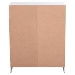 ΝΤΟΥΛΑΠΙ ΜΕ 4 ΑΠΟΘ.ΧΩΡΟΥΣ MATIN HM2479.01 SONAMA OAK-ΛΕΥΚΗ ΜΕΛΑΜΙΝΗ 80x39,5x99,5Υεκ - Image 5