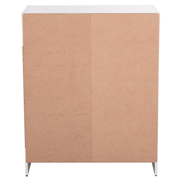 ΝΤΟΥΛΑΠΙ ΜΕ 4 ΑΠΟΘ.ΧΩΡΟΥΣ MATIN HM2479.01 SONAMA OAK-ΛΕΥΚΗ ΜΕΛΑΜΙΝΗ 80x39,5x99,5Υεκ - Image 5