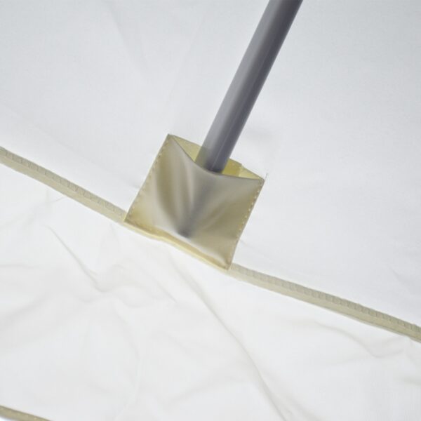 ΟΜΠΡΕΛΑ 3x3x2,65 μ. RAMSEY ΤΕΤΡΑΓΩΝΗ ΑΛΟΥΜΙΝΙΟΥ ΕΚΡΟΥ ΜΕ ΜΑΝΙΒΕΛΑ HM6004 - Image 2