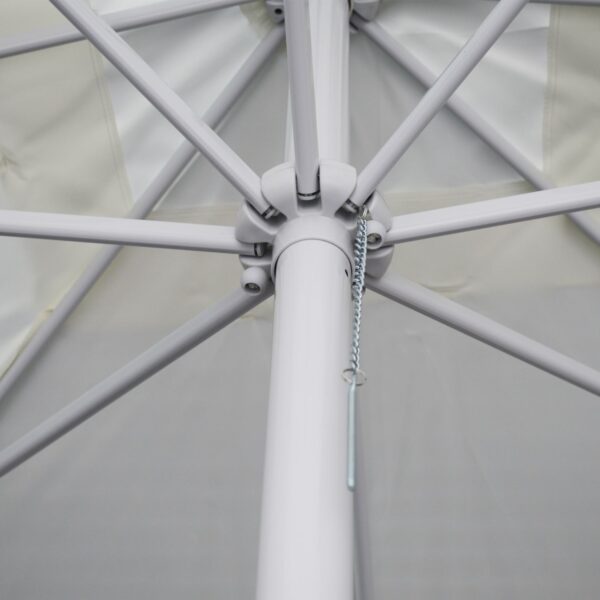 ΟΜΠΡΕΛΑ 3x3x2,65 μ. RAMSEY ΤΕΤΡΑΓΩΝΗ ΑΛΟΥΜΙΝΙΟΥ ΕΚΡΟΥ ΜΕ ΜΑΝΙΒΕΛΑ HM6004 - Image 3