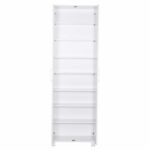 ΠΑΠΟΥΤΣΟΘΗΚΗ-ΝΤΟΥΛΑΠΑ CLUSE HM2403.03 ΜΕΛΑΜΙΝΗ ΛΕΥΚΟ ΧΡΩΜΑ 60Χ36,5Χ186,5Υεκ. - Image 4