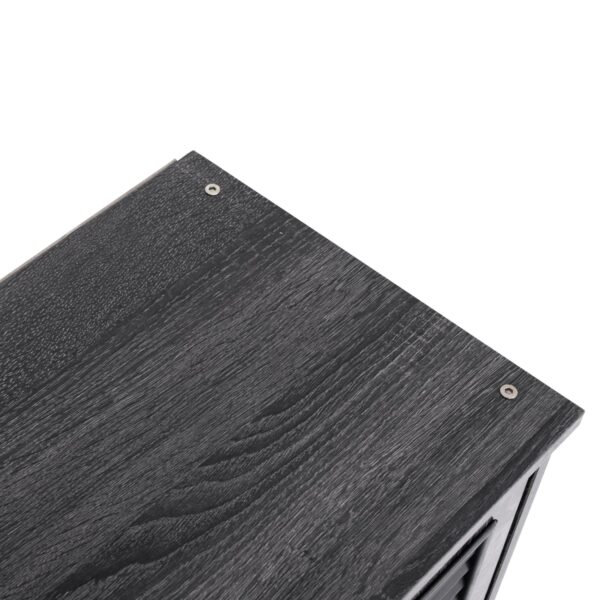 ΠΑΠΟΥΤΣΟΘΗΚΗ-ΝΤΟΥΛΑΠΙ MCKENNA ΞΥΛ.3ΠΟΡΤΕΣ HM2267.01 ΑΝΘΡΑΚΙ 112x30x68,5 cm - Image 6