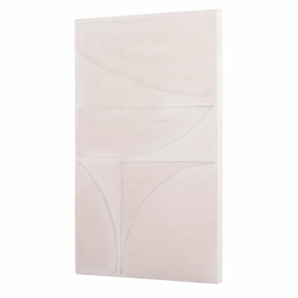 ΠΙΝΑΚΑΣ ΣΕΙΡΑ SANTORINI HM4505 MDF ΣΕ ΥΠΟΛΕΥΚΟ ΧΡΩΜΑ 80x4(πάχος)x120Υεκ. - Image 3