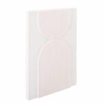 ΠΙΝΑΚΑΣ ΟΡΘΟΓΩΝΙΟΣ ΣΕΙΡΑ SANTORINI HM4523 MDF ΣΕ ΥΠΟΛΕΥΚΟ ΧΡΩΜΑ 60x4(πάχος)x80Υεκ. - Image 3