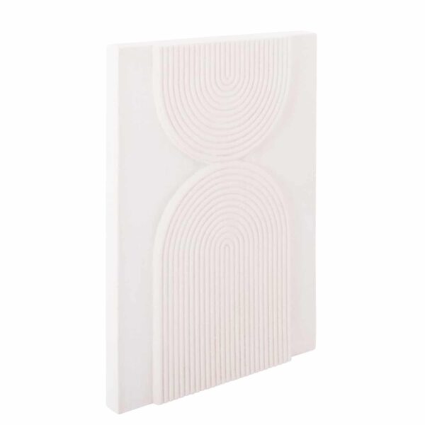 ΠΙΝΑΚΑΣ ΟΡΘΟΓΩΝΙΟΣ ΣΕΙΡΑ SANTORINI HM4523 MDF ΣΕ ΥΠΟΛΕΥΚΟ ΧΡΩΜΑ 60x4(πάχος)x80Υεκ. - Image 3