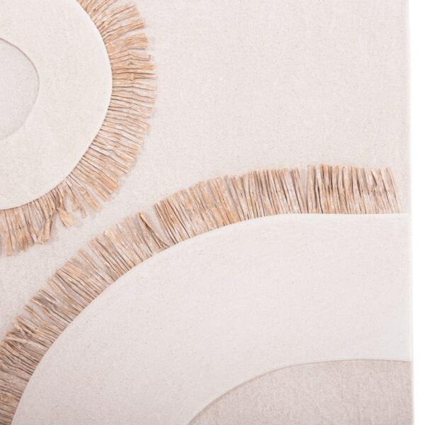 ΠΙΝΑΚΑΣ ΟΡΘΟΓΩΝΙΟΣ ΣΕΙΡΑ SANTORINI HM4534 MDF ΥΠΟΛΕΥΚΟ ΧΡΩΜΑ-ΔΙΑΚΟΣΜΗΣΗ ΜΠΕΖ 48x4,5(πάχος)x60Υεκ. - Image 5