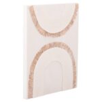 ΠΙΝΑΚΑΣ ΟΡΘΟΓΩΝΙΟΣ ΣΕΙΡΑ SANTORINI HM4535 MDF ΥΠΟΛΕΥΚΟ ΧΡΩΜΑ-ΔΙΑΚΟΣΜΗΣΗ ΜΠΕΖ 48x4,5(πάχος)x60Υεκ. - Image 3